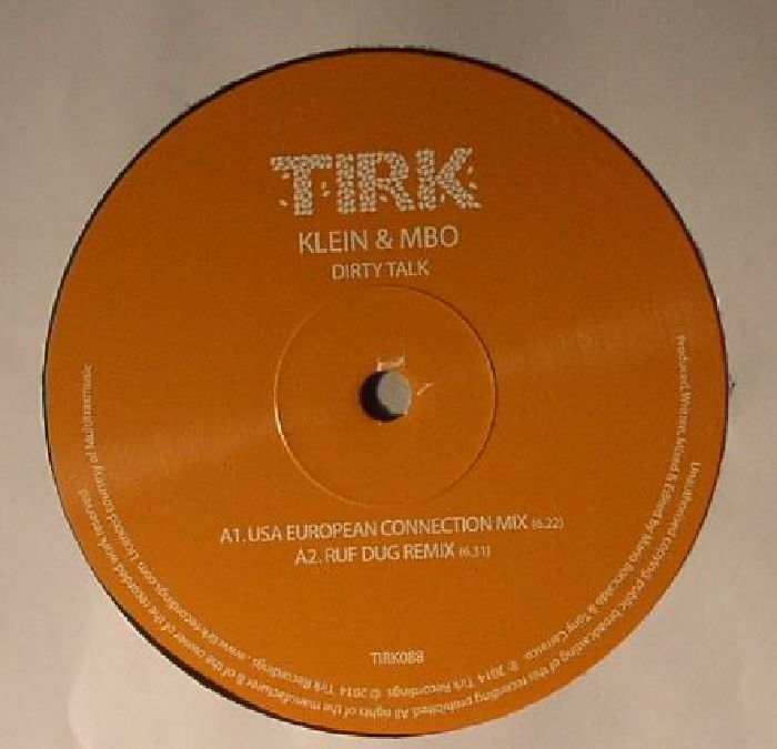 KLEIN & MBO - Dirty Talk