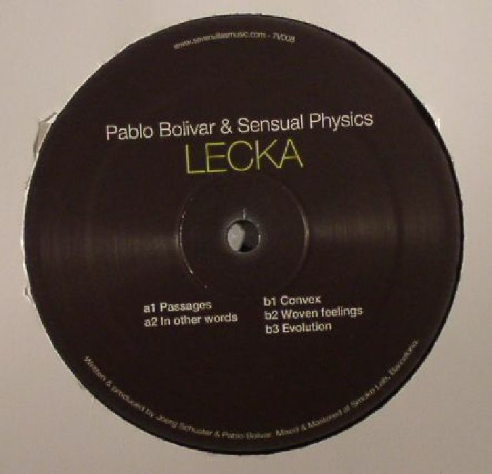 BOLIVAR, Pablo/SENSUAL PHYSICS - Lecka