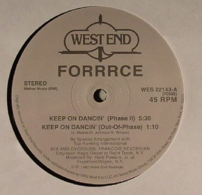 FORRRCE - Keep On Dancin