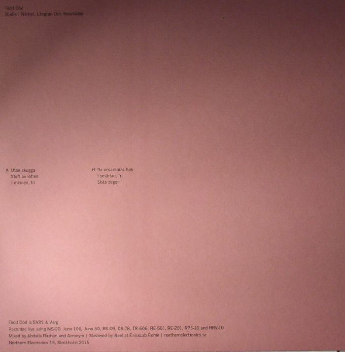FODD DOD - Studie I Narhet Langtan Och Besvikelse