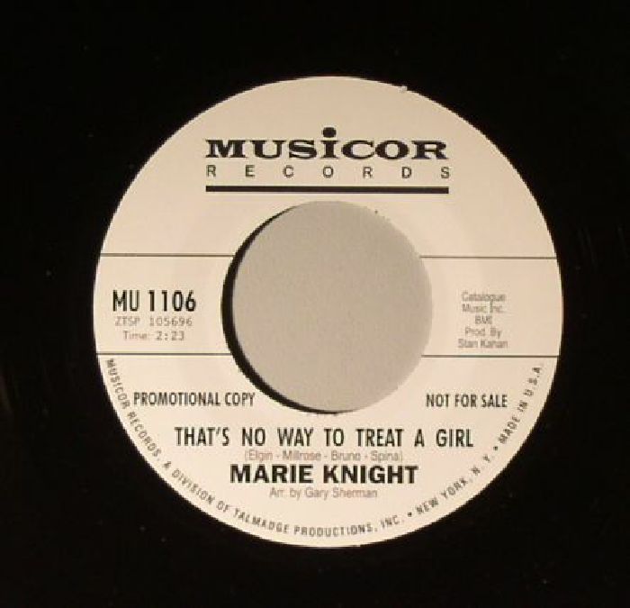 KNIGHT, Marie - That's No Way To Treat A Girl