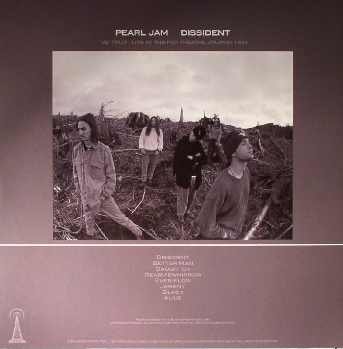 PEARL JAM Dissident Live at The Fox Theatre Atlanta 1994 vs Tour