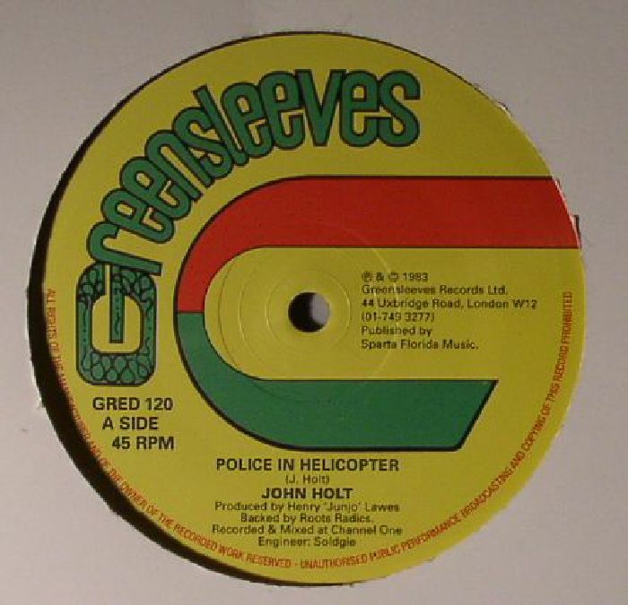 HOLT, John - Police In Helicopter