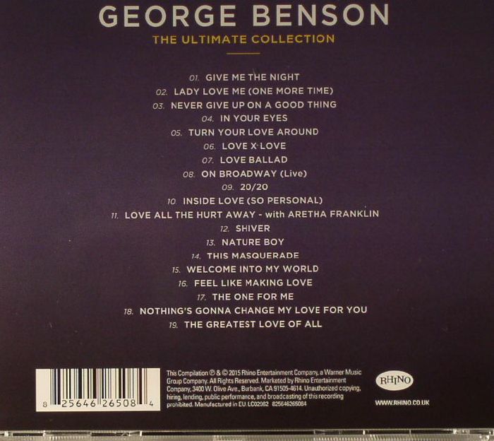 George BENSON The Ultimate Collection vinyl at Juno Records.