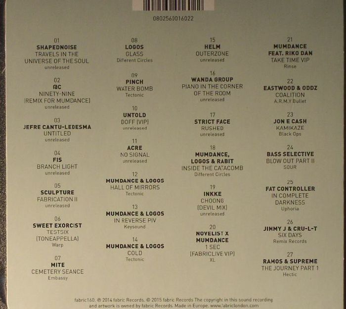 MUMDANCE/VARIOUS - Fabriclive 80