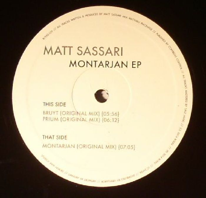 SASSARI, Matt - Montarjan EP