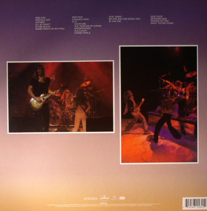 RUSH - All The World s A Stage: 40th Anniversary Vinyl at Juno Records.