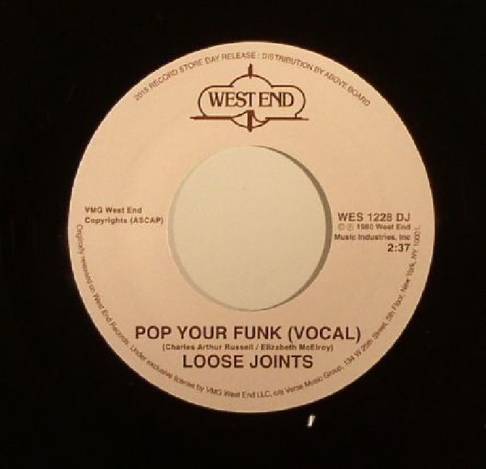 LOOSE JOINTS - Pop Your Funk (Record Store Day 2015)