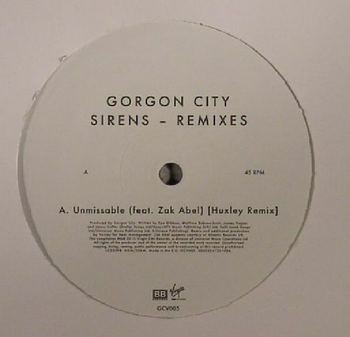 GORGON CITY - Sirens Remixes (Record Store Day 2015)