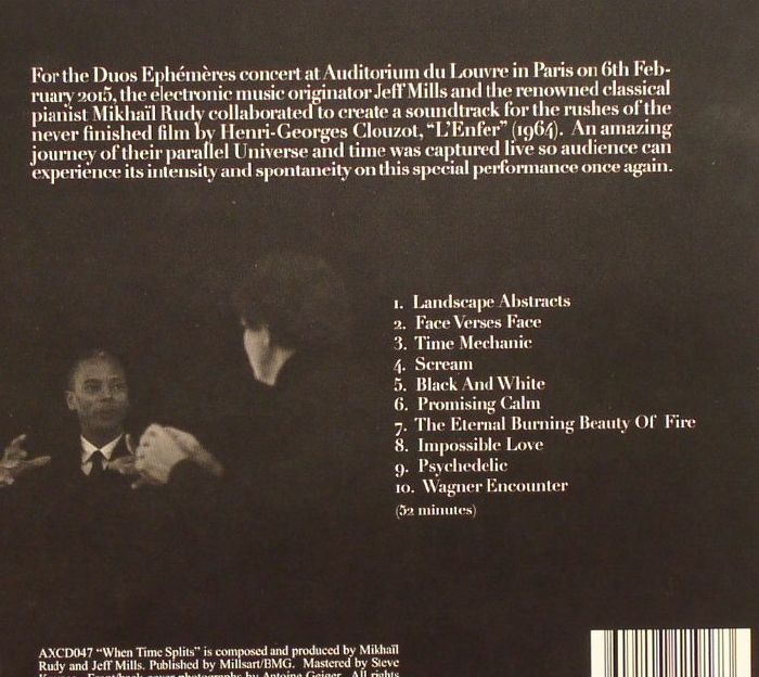 RUDY, Mikhail/JEFF MILLS - When Time Splits