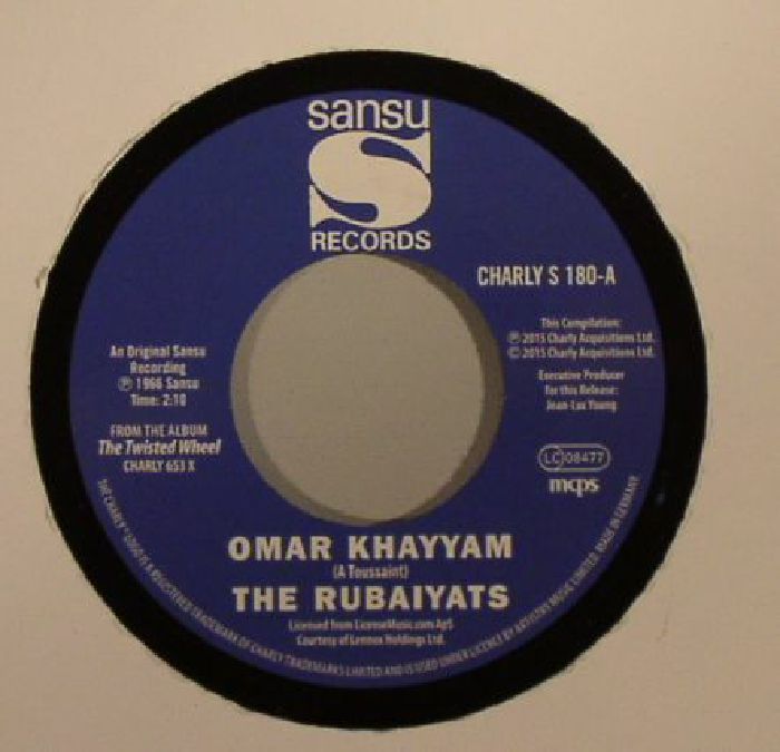 RUBAIYATS, The/JOHN WILLIAMS/THE TICK TOCKS - Omar Khayyam (Record Store Day 2015)