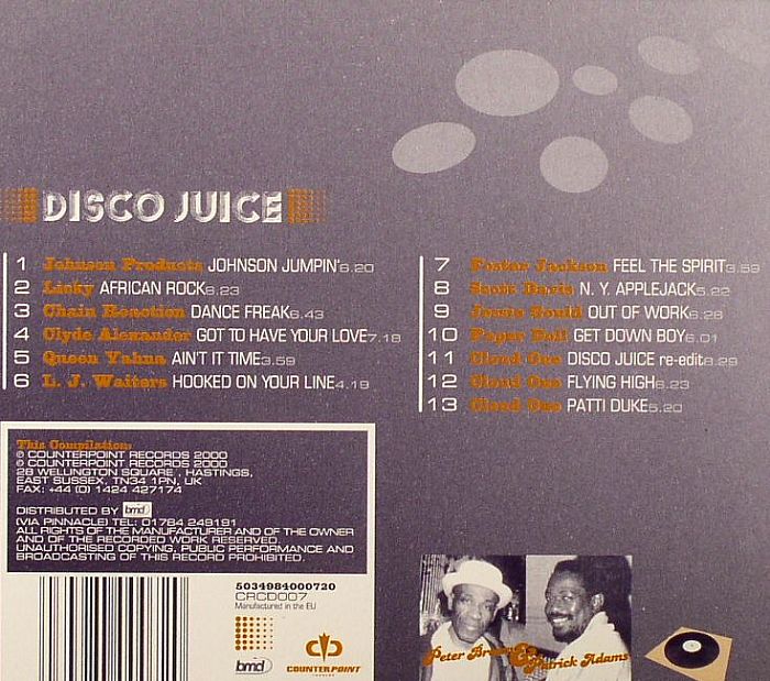 VARIOUS - Disco Juice: The Funky Disco Sound Of Harlem's P&P Records