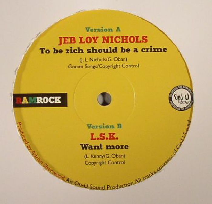 NICHOLS, Jeb Loy/LSK - To Be Rich Should Be A Crime