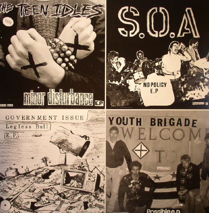 TEEN IDLES/STATE OF ALERT/GOVERNMENT ISSUE/YOUTH BRIGADE - Four Old Seven Inches On A Twelve Inch (remastered)