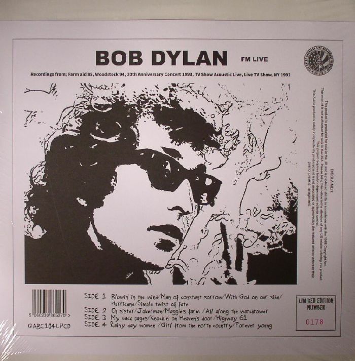 DYLAN, Bob - FM Live