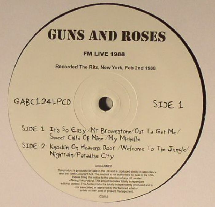 GUNS N ROSES - FM Live 1988