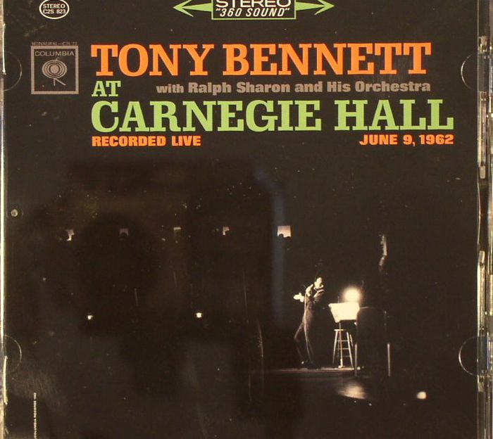 BENNETT, Tony with RALPH SHARON & HIS ORCHESTRA - Live At Carnegie Hall June 9, 1962