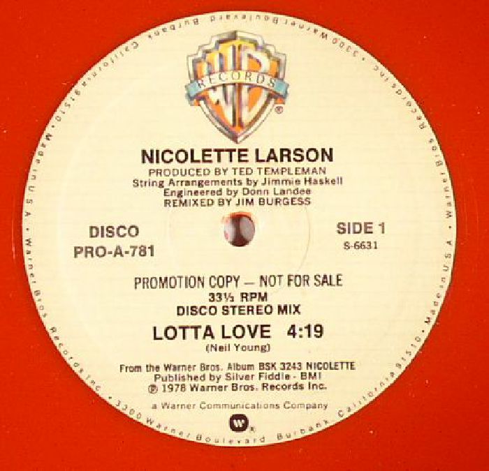LARSON, Nicolette - Lotta Love
