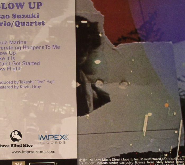 ISAO SUZUKI TRIO/QUARTET - Blow Up (remastered)