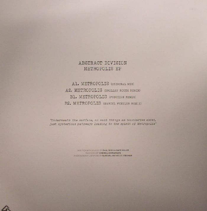 ABSTRACT DIVISION - Metropolis EP