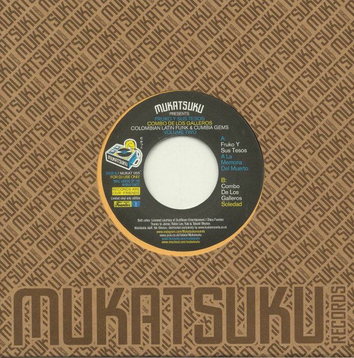MUKATSUKU presents FRUKO Y SUS TESOS/COMBO DE LOS GALLEROS - Colombian Latin Funk & Cumbia Gems: Volume Two