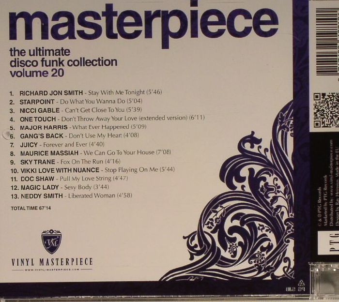 VARIOUS Masterpiece: The Ultimate Disco Funk Collection Volume 20 CD at ...