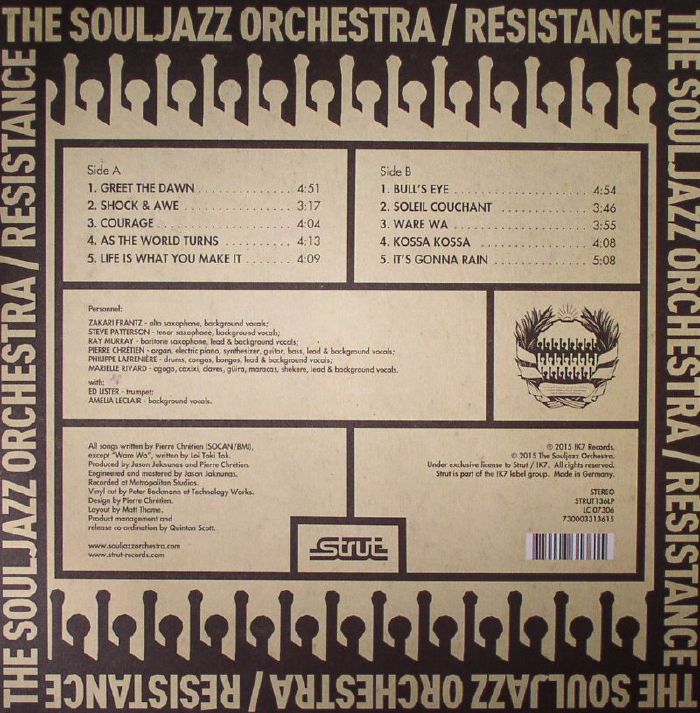 SOULJAZZ ORCHESTRA, The - Resistance