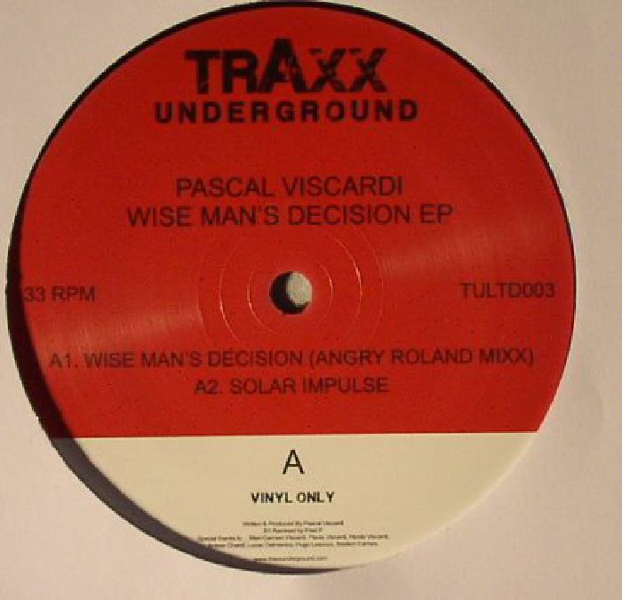 VISCARDI, Pascal - Wise Man's Decision EP