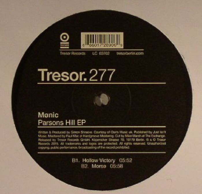 MONIC - Parsons Hill EP