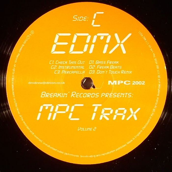 EDMX - Breakin Records Present MPC Trax Volume 2 EP (Ed DMX production)