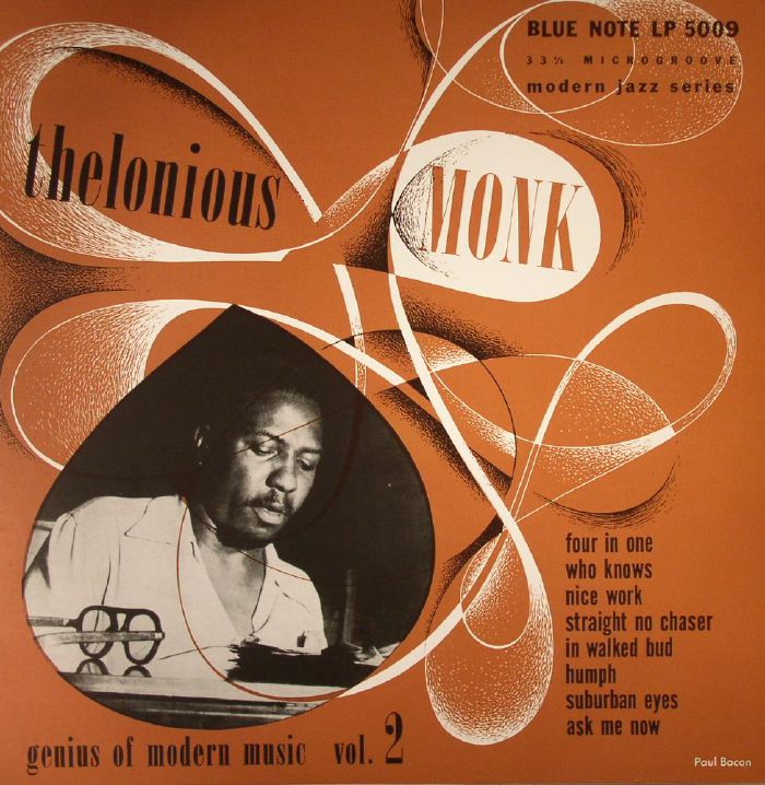 MONK, Thelonious - Genius Of Modern Music Vol 2
