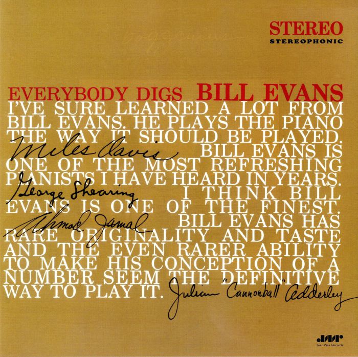 EVANS, Bill - Everybody Digs (remastered)
