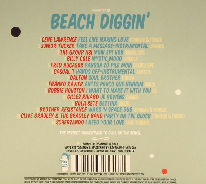 VARIOUS - Beach Diggin Volume 3: Hand Picked By Mambo & Guts