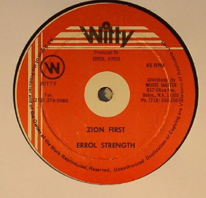 STRENGTH, Errol - Zion First (warehouse find: slight sleeve wear)