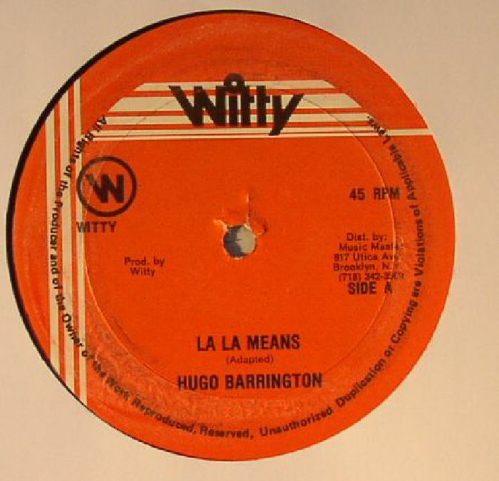 BARRINGTON, Hugo - La La Means (warehouse find: slight sleeve wear)
