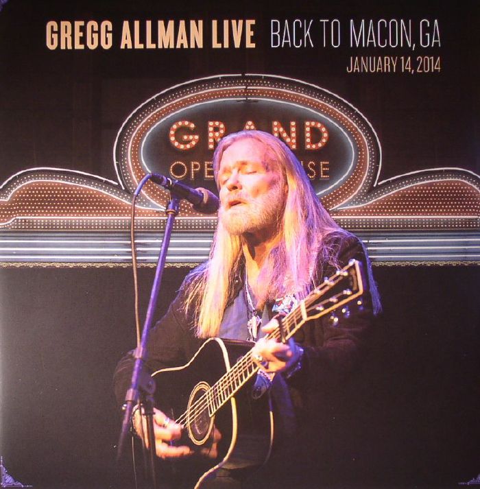 ALLMAN, Gregg - Live: Back To Macon GA January 14 2014