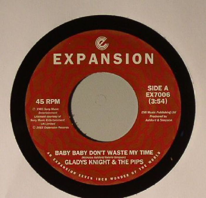 KNIGHT, Gladys & THE PIPS - Baby Baby Don't Waste My Time