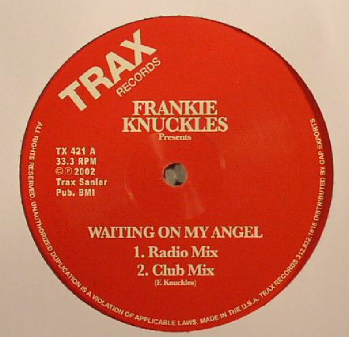 FRANKIE KNUCKLES - Waiting On My Angel (remastered)