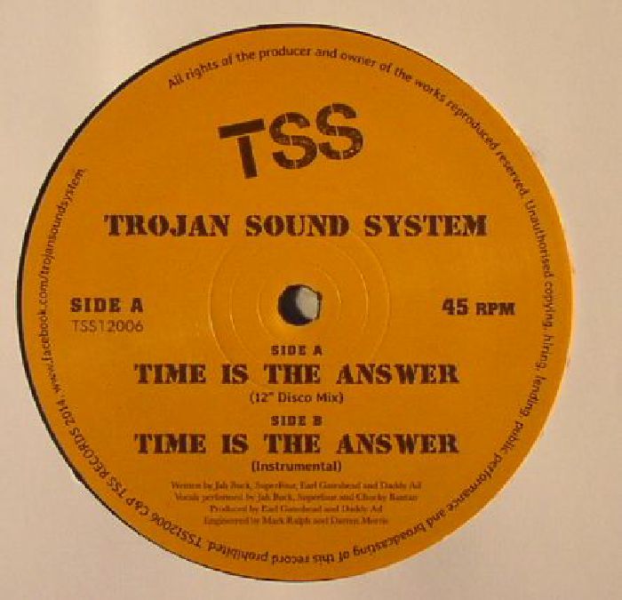 TROJAN SOUND SYSTEM - Time Is The Answer
