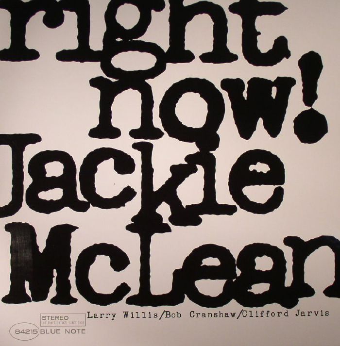 McLEAN, Jackie - Right Now!