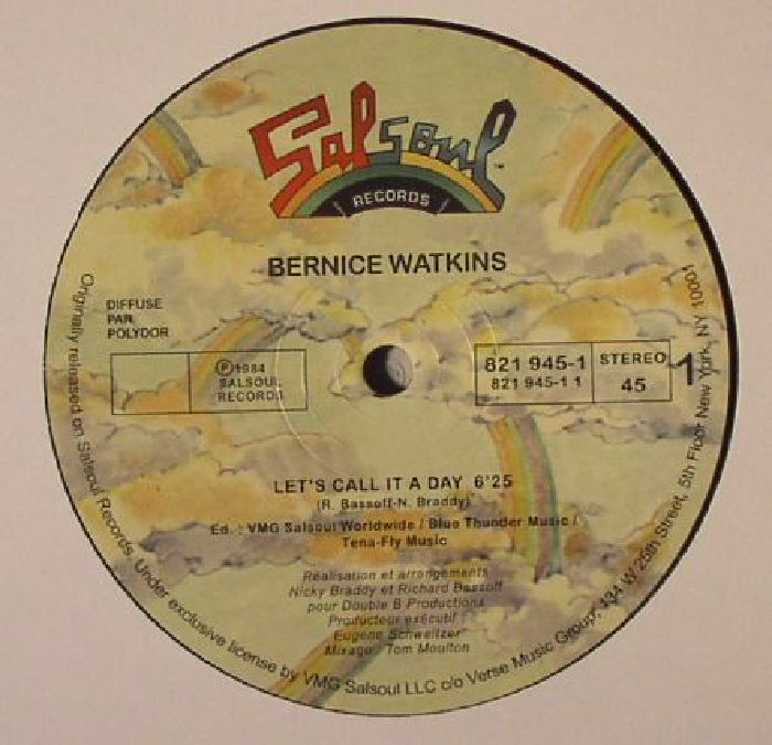 WATKINS, Bernice - Let's Call It A Day (remastered)