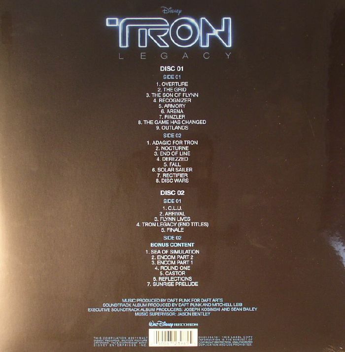 DAFT PUNK - Tron Legacy (Soundtrack)
