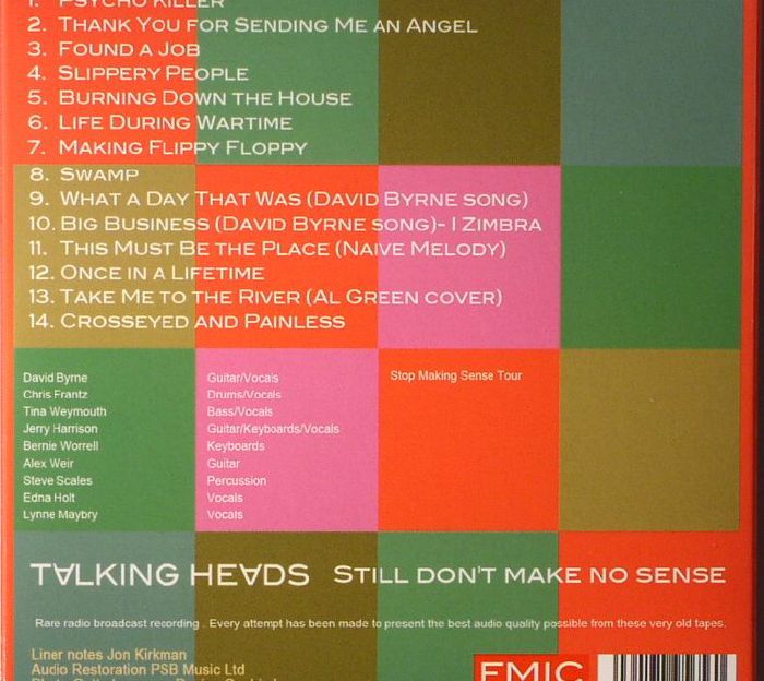 TALKING HEADS - Still Don't Make No Sense (remastered)