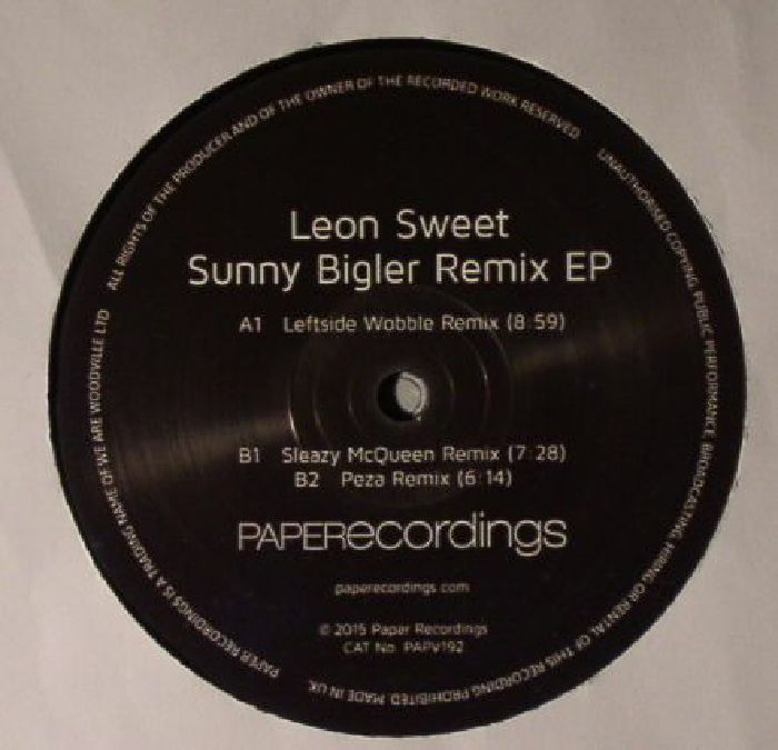 SWEET, Leon - Sunny Bigler Remix EP
