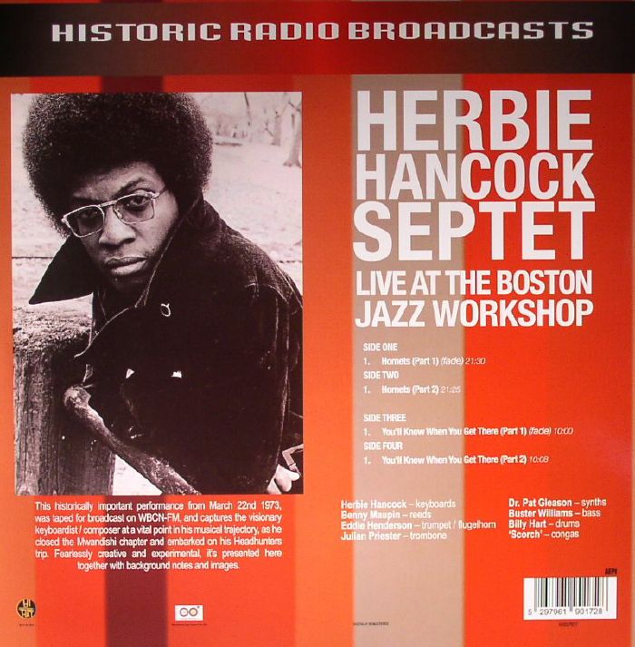 HERBIE HANCOCK SEPTET Live At The Boston Jazz (remastered