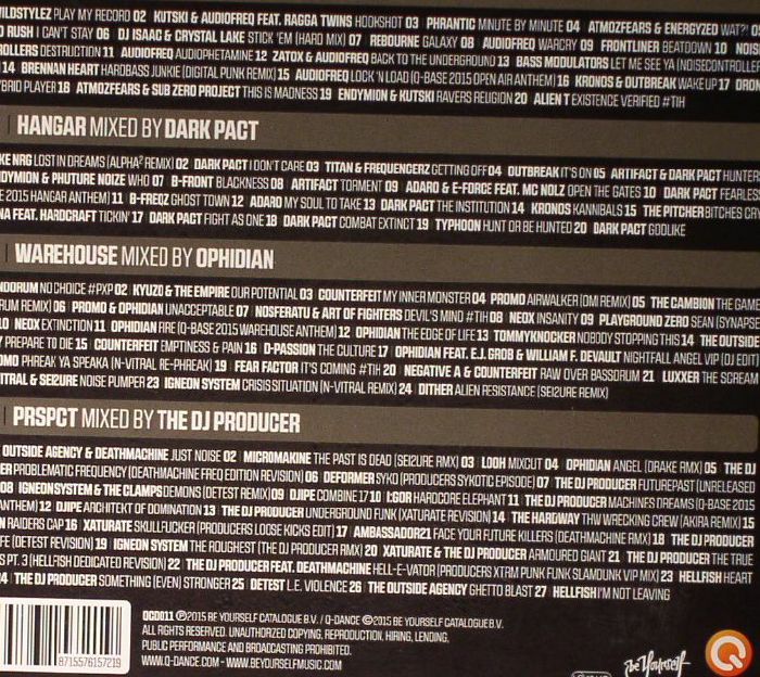 AUDIOFREQ/DARK PACT/OPHIDIAN/THE DJ PRODUCER/VARIOUS - Q Base: Lock 'N' Load