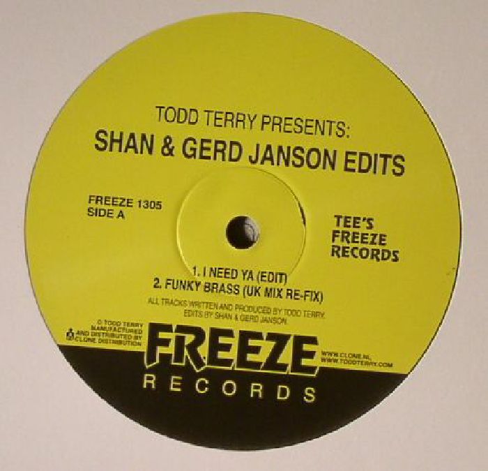 TERRY, Todd - Shan & Gerd Janson Edits