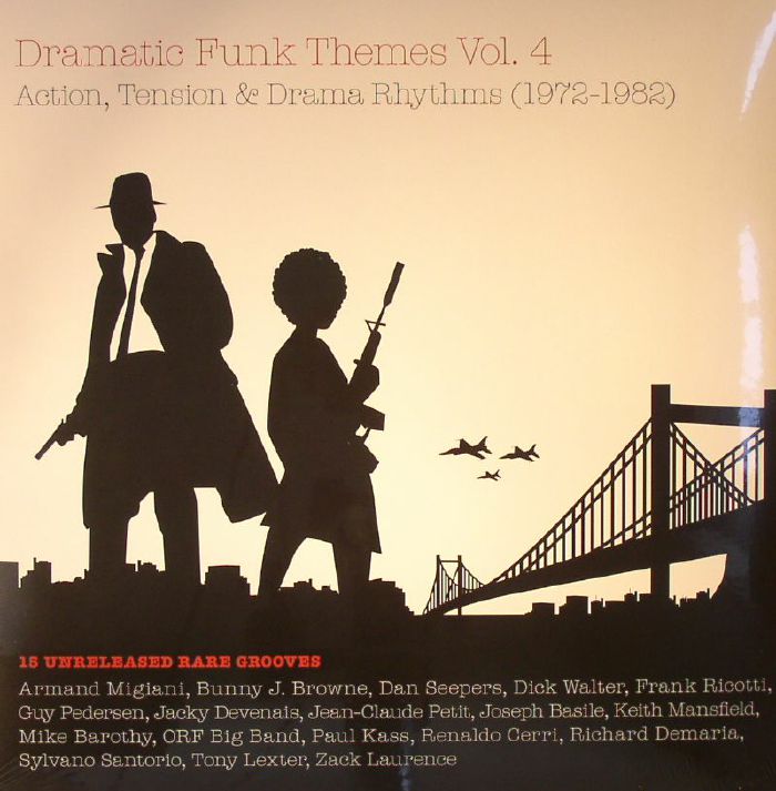SCHUTZ, Michael/VARIOUS - Dramatic Funk Themes Vol 4: Action Tension & Drama Rhythms 1972-1982 (remastered)