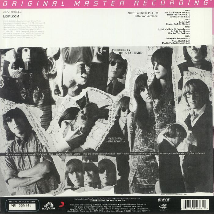 Jefferson Airplane Surrealistic Pillow Vinyl At Juno Records