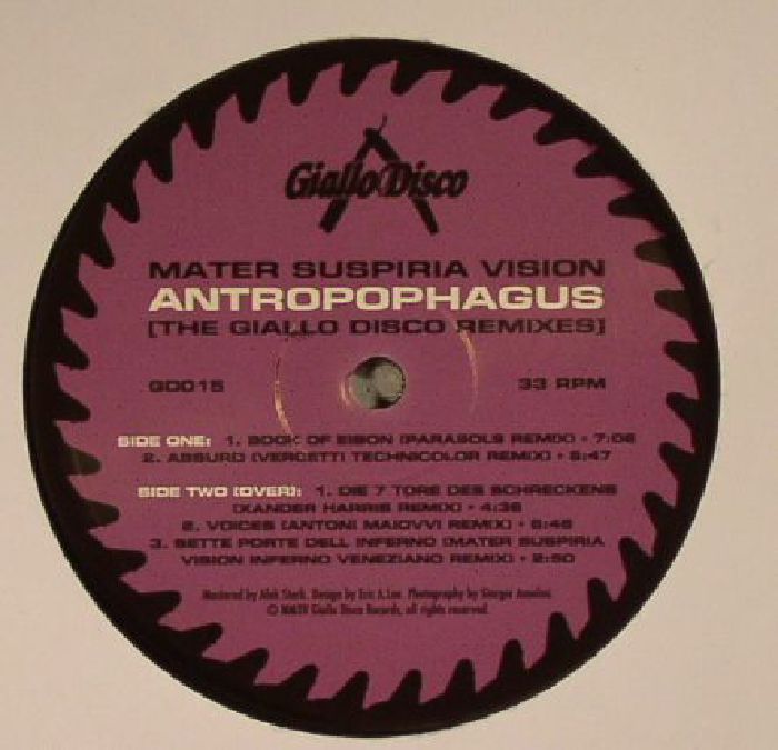MATER SUSPIRIA VISION - Antropophagus (The Giallo Disco remixes)